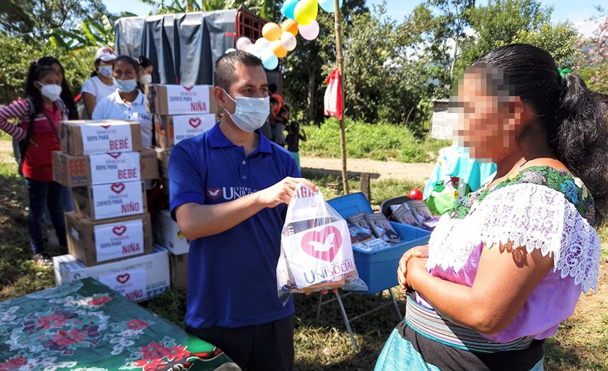 Comunidad indígena en Chiapas recibe a la UniSocial