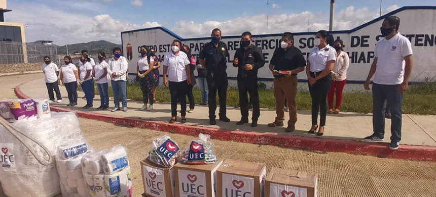 La UEC brindó su ayuda para cuatro centros de reinserción de Chiapas